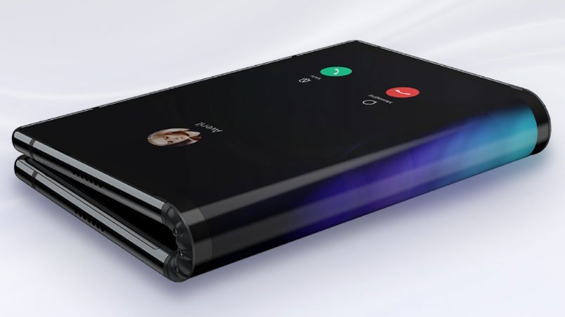 first foldable smartphone