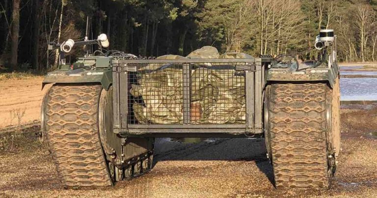 The UK is Testing Robots to Deliver Food and Ammo to Soldiers