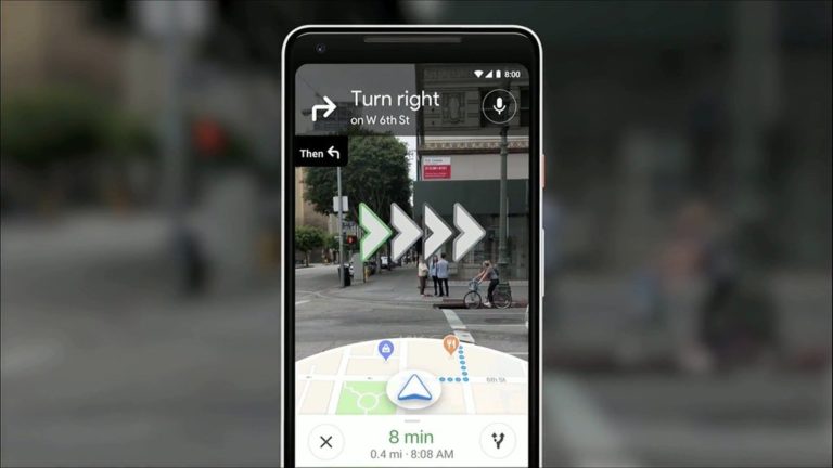 Google Maps AR navigation is currently being trialed by select users