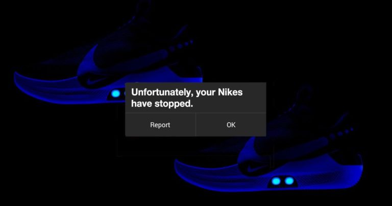 Software Bug Immediately Crashes Nike’s Self-Lacing Sneakers