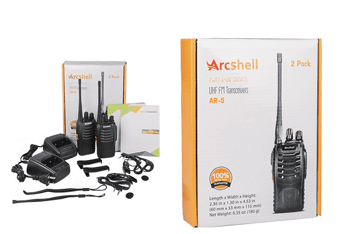 Arcshell Rechargeable Long Range Two-way Radios Review