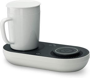 Nomodo Wireless Qi Certified Fast Charger with Mug Warmer