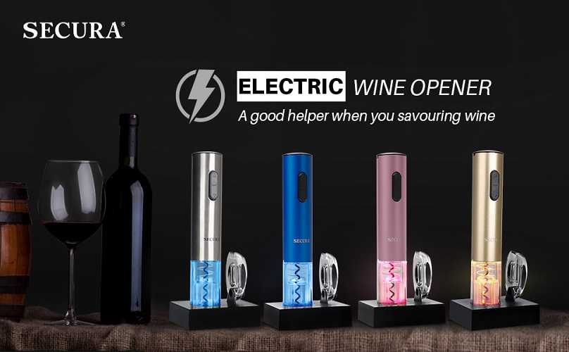 secura electric wine opener