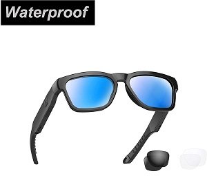 Water resistant audio sunglasses