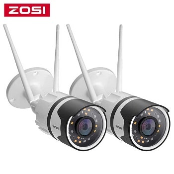ZOSI 2pack C190 H 265 1080P WiFi Security Camera Two Way Audio IP67 Waterproof 80ft Color.jpg Q90.jpg min