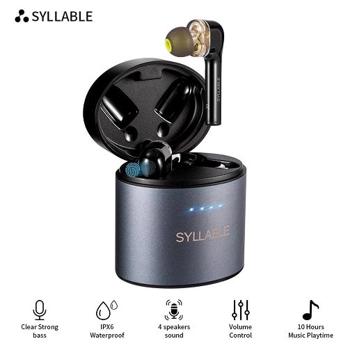 Original SYLLABLE S119 bass earphones wireless headset noise reduction SYLLABLE S119 Fit for BT V5 0.jpeg Q90.jpeg min