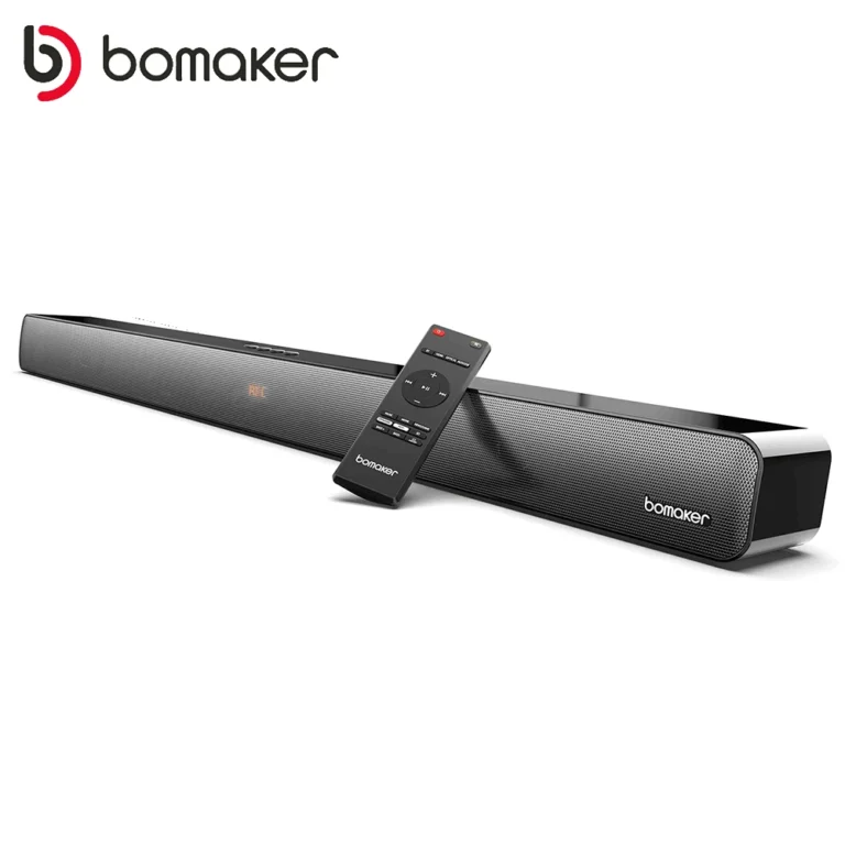 BOMAKER 100W TV Sound Bar Wired Wireless Bluetooth Home 9 EQs Deep Bass CEC Remote 3D.jpg Q90.jpg