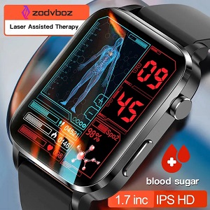 Painless Non invasive Blood Sugar Smart Watch Men Laser Treatment Health Blood Pressure Sport Smartwatch Women.png