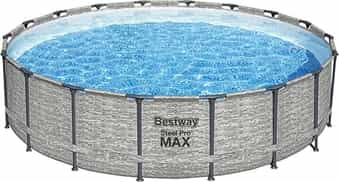 Bestway Steel Pro MAX 18 x 48 Round Above Ground Pool Set transformed