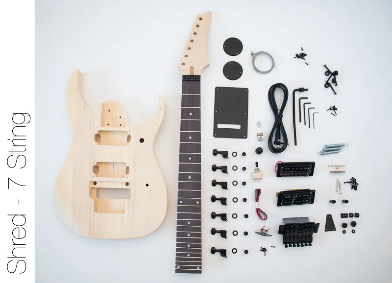 7 String Electric Guitar DIY Kit