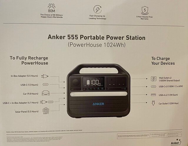 ANKER555 manual 1