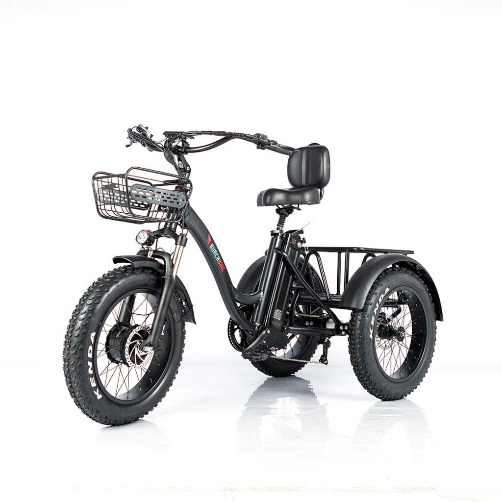 Culver Electric Fat Tire Trike Adult Tricycle Bike W/Cargo Basket