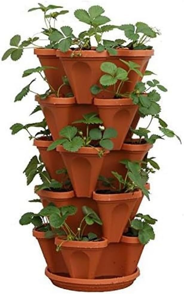 Mr. Stacky 5 Tier Strawberry Planter Pot