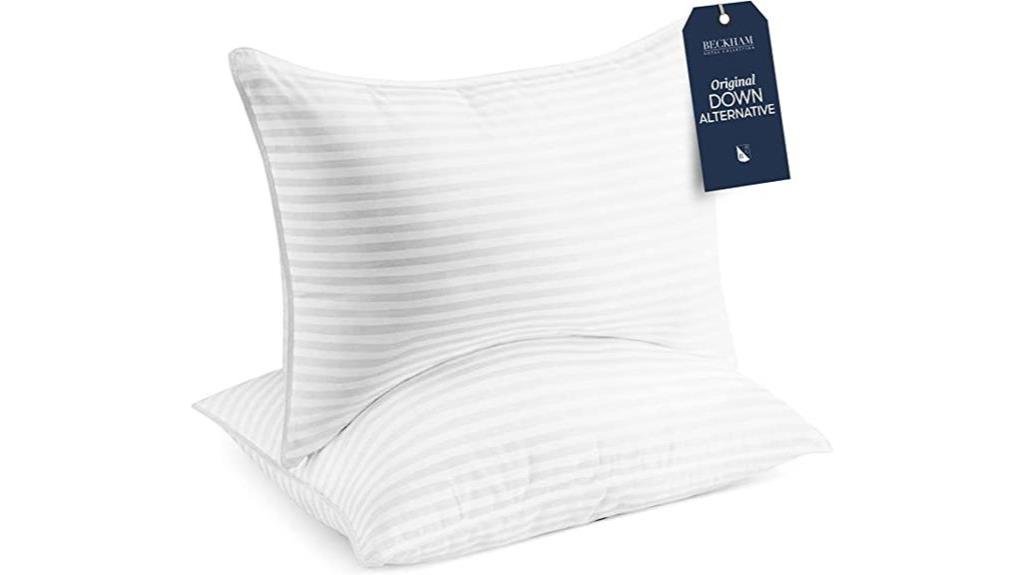 luxurious king size bed pillows