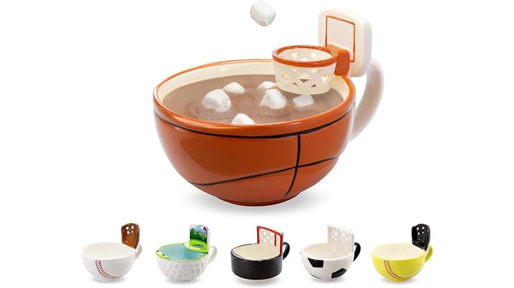 basketball hoop mug design