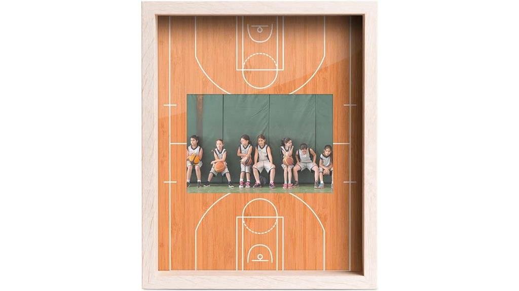 basketball themed photo frame display