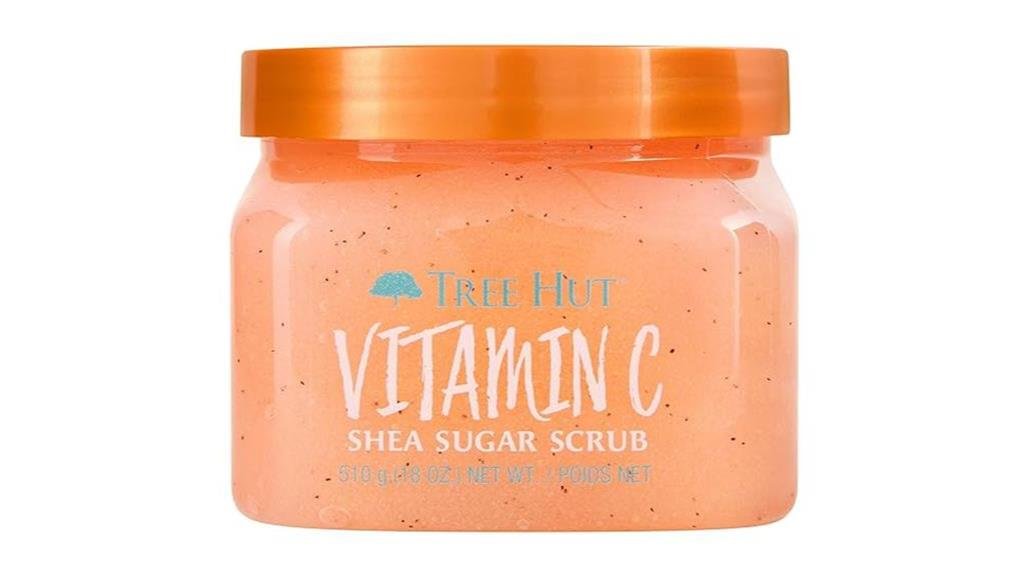 exfoliating scrub with vitamin c