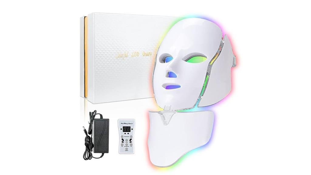 multicolor led light mask