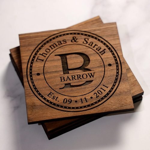 Personalized Wooden Coasters