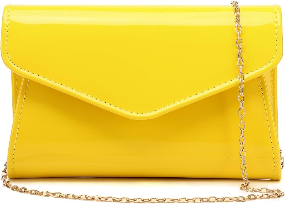 yellow clutch bag 1