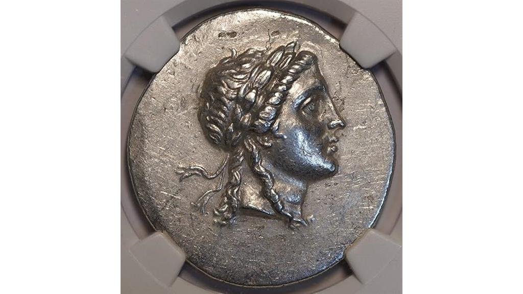 ancient greek silver coin