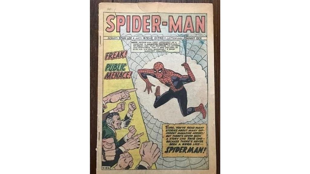 authentic spiderman comic issue