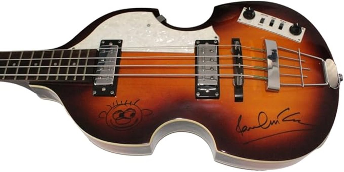 authenticated signed hofner bass