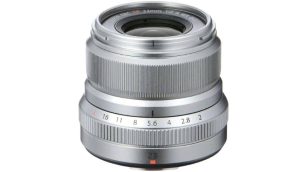 fujifilm silver camera lens