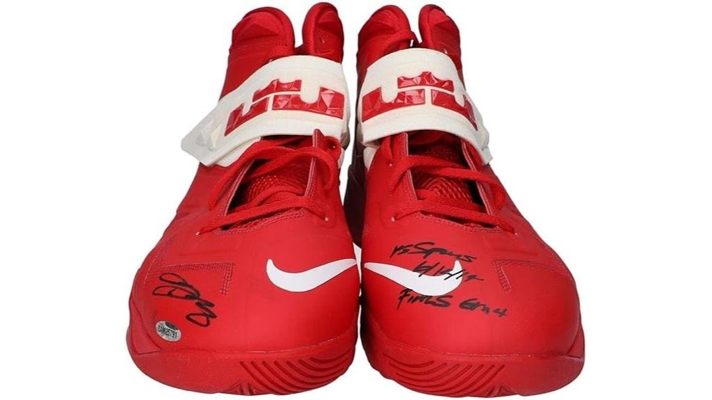 lebron james signed sneakers