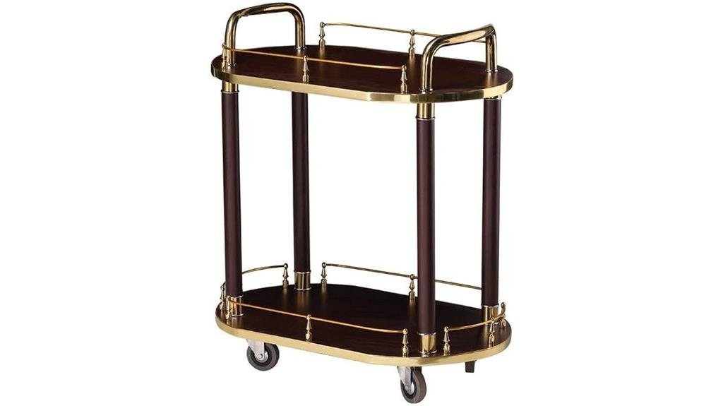 rolling bar serving cart