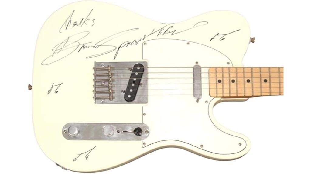 springsteen autographed telecaster guitar