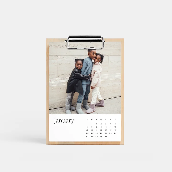 30 Classic Gift Ideas For Mom Under $100 4 custom photo calendar serif wood
