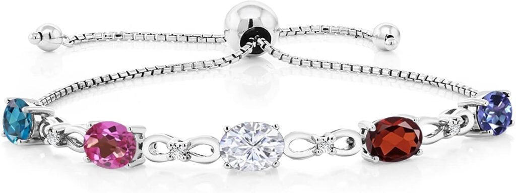 30 Classic Gift Ideas For Mom Under $100 8 personalized gem stone bracelet
