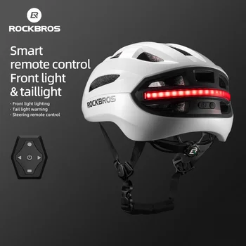 ROCKBROS Bicycle Helmet with Wireless Remote Control
