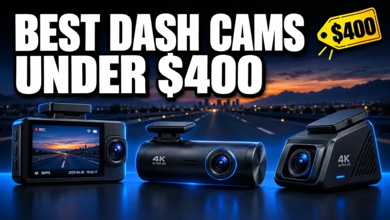 Best Dash Cam 2026: 13 Car Cameras Tested & Ranked 1 Best dash cam mounted behind a car rear-view mirror facing the road