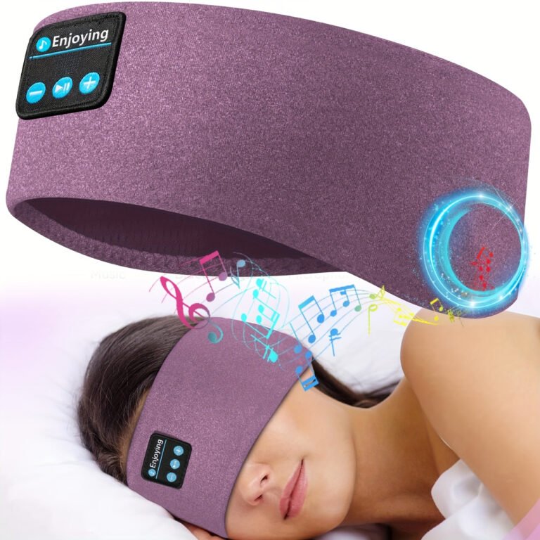 26 Temu Bedroom Finds for Better Sleep (17 Under $10) 5 Thin Bluetooth sleep headband headphones for side sleepers who fall asleep to podcasts or music